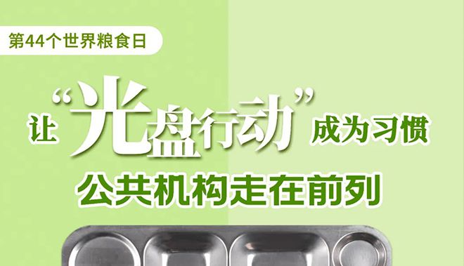 世界糧食日 | 讓&ldquo;光盤行動(dòng)&rdquo;成為習(xí)慣